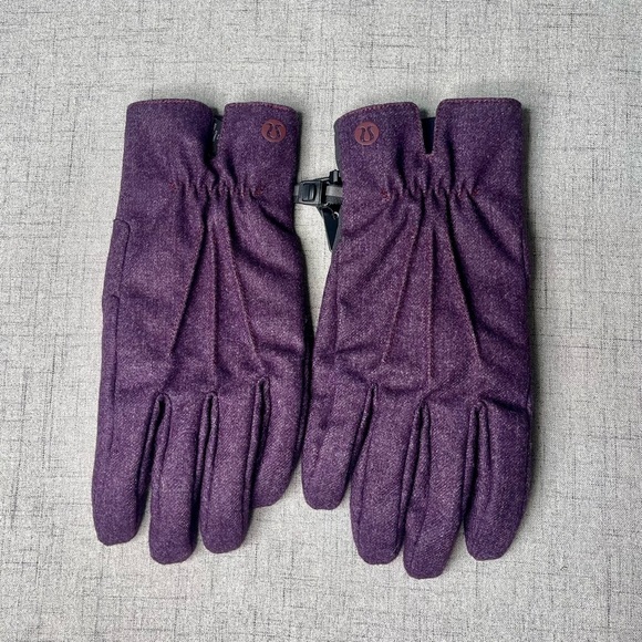Lululemon Mens City Keeper Waterproof Winter Tech Fleece Gloves L XL Nwt - Picture 4 of 6